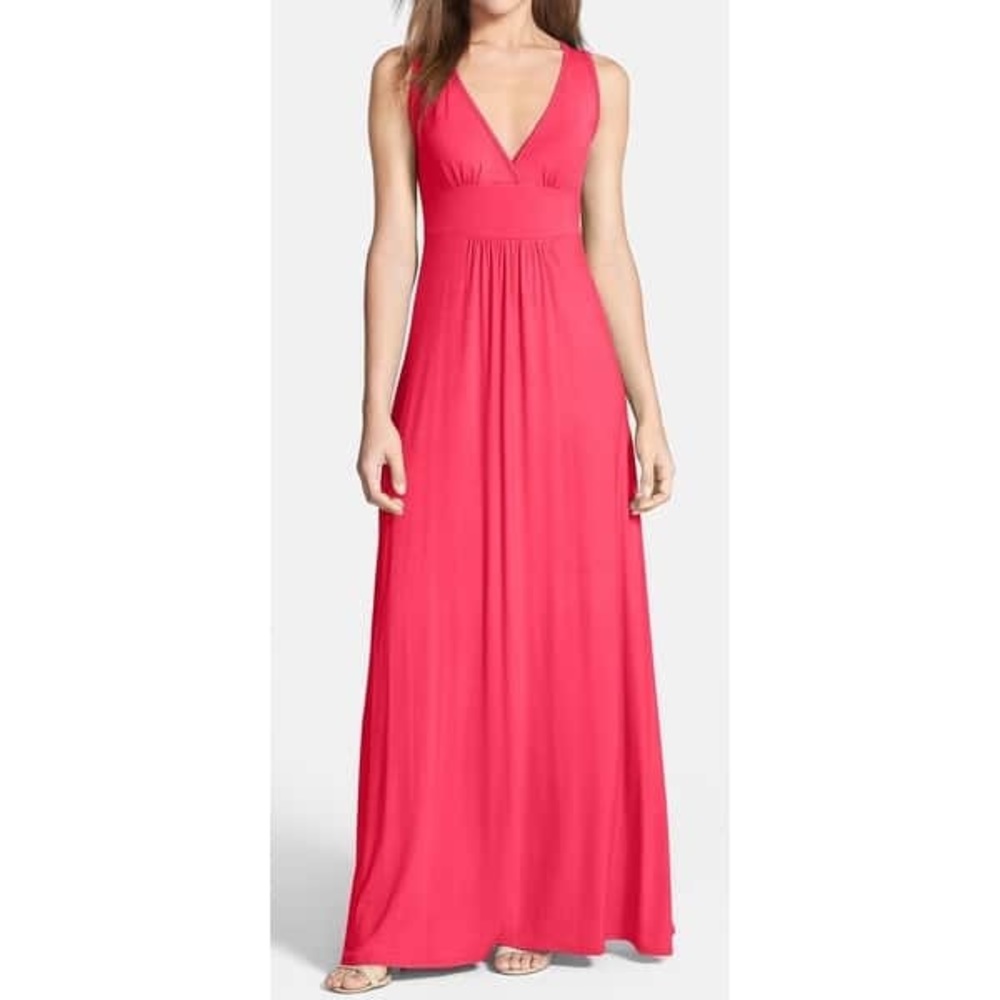 Loveappella Red Maxi Dress Small